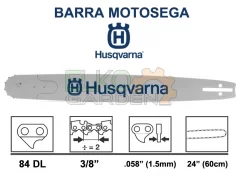 BARRA MOTOSEGA HUSQVARNA PRO PASSO 3/8 RSN 60CM 84 MAGLIE 1.5MM ATTACCO GRANDE - 501956984